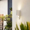 Flash Sale applique d'extérieur Tetje, blanc, rond, capteur Éclairage Extérieur Professionnel