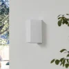 Hot applique Irfan angulaire blanche 15,5 cm Éclairage Extérieur Professionnel