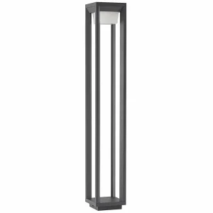 Store Gamion Borne lumineuse LED en aluminium, 90 cm Éclairage Extérieur Professionnel
