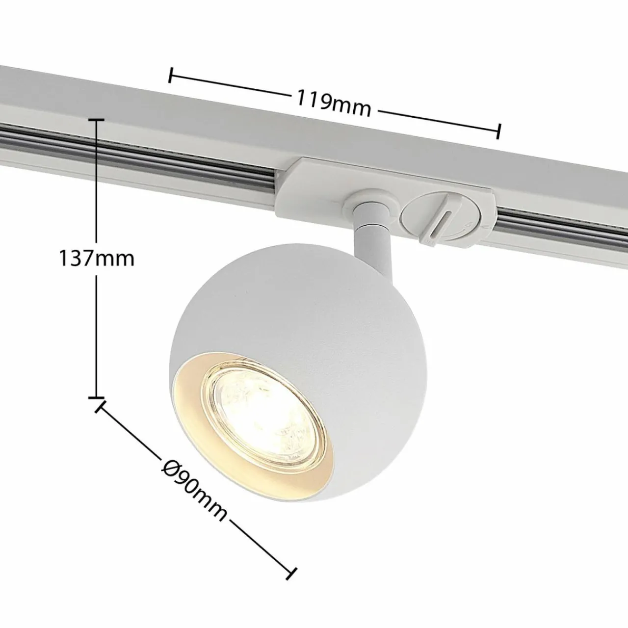 projecteur_sur_rail_lindby_linaro_gu__w_blanc_monophas_2.webp Best Projecteur sur rail Linaro, GU10, 10 W, blanc, monophasé Éclairage De Bureau