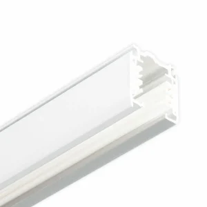 Outlet rail électrique triphasé Noa montage 400cm, blanc Éclairage De Magasins