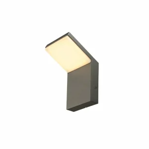 Store Applique murale LED Ordi, anthracite, aluminium, largeur 10 cm Éclairage Extérieur Professionnel