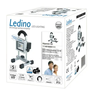 Cheap Spot chantier LED Köpenick 102 aimanté 2,2 Ah 10 W Éclairage Technique