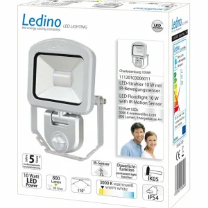 Flash Sale Spot Charlottenburg capteur argenté 10 W 3 000 K Éclairage Extérieur Professionnel