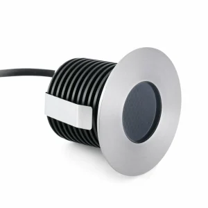 Best Sale Spot encastré LED Grund, couleur nickel, Ø 8 cm, alu/inox Éclairage Extérieur Professionnel