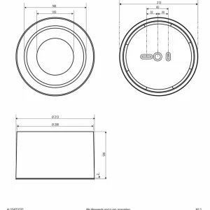 Cheap Spot pour plafond LED ALG54, Ø 12,9 cm anthracite Éclairage De Magasins