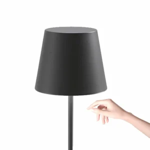 Store Poldina XXL lampadaire IP54 gris Éclairage Extérieur Professionnel